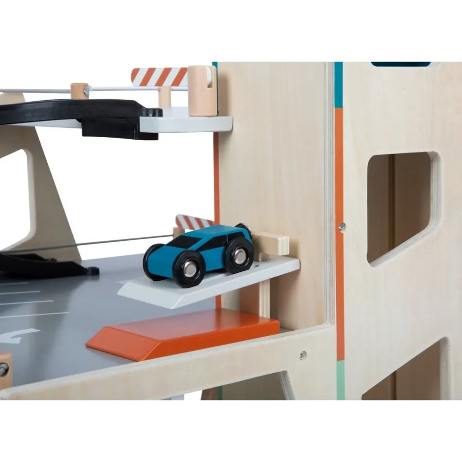 garage__voitures_en_bois__13.webp Small Foot Véhicules Et Garages>Garage à Voitures en Bois pour Enfant