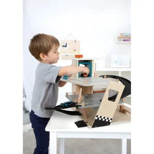 Small Foot Véhicules Et Garages>Garage à Voitures en Bois pour Enfant