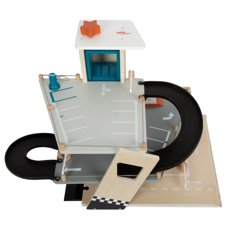 garage__voitures_en_bois__21.webp Small Foot Véhicules Et Garages>Garage à Voitures en Bois pour Enfant