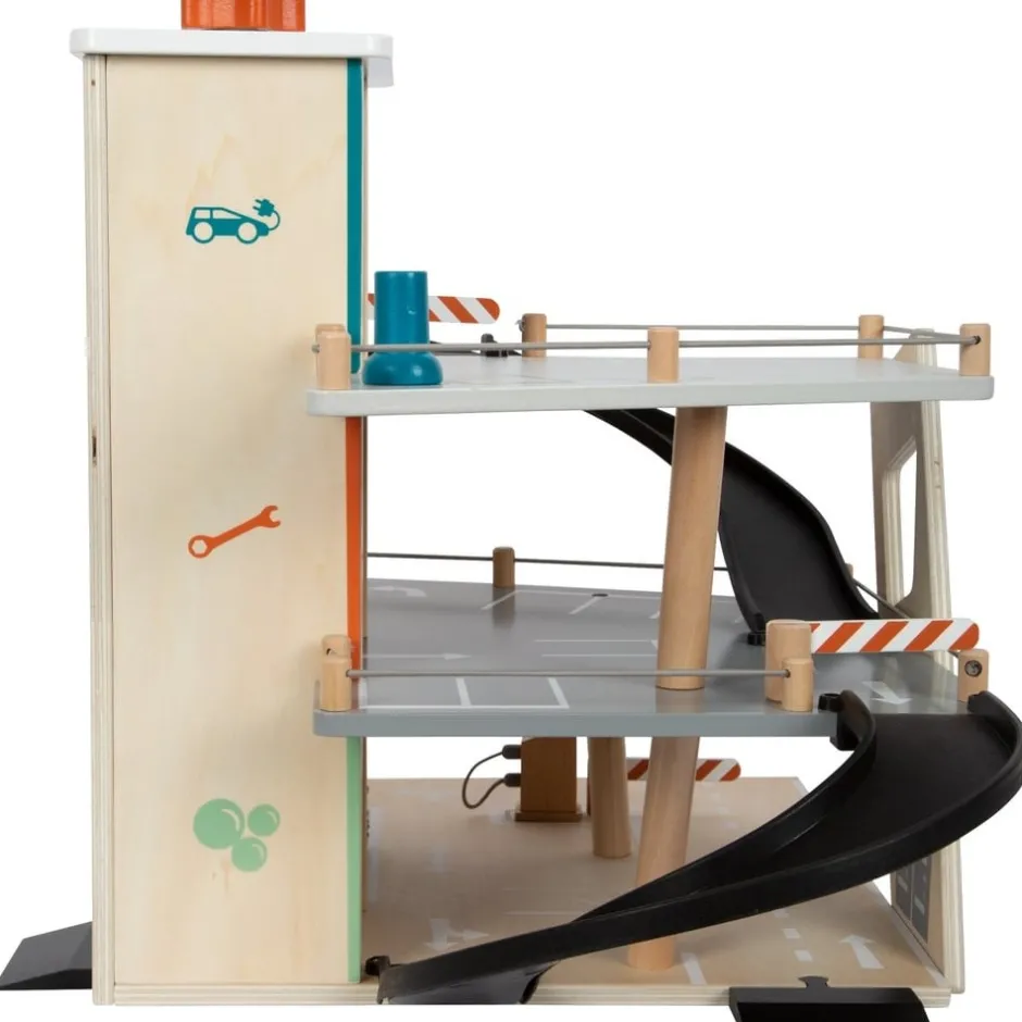 garage__voitures_en_bois__23.webp Small Foot Véhicules Et Garages>Garage à Voitures en Bois pour Enfant