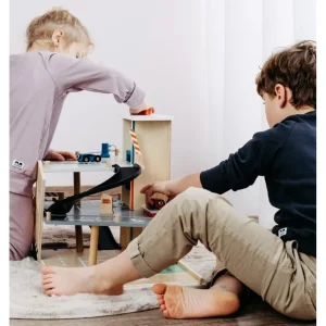 Small Foot Véhicules Et Garages>Garage à Voitures en Bois pour Enfant