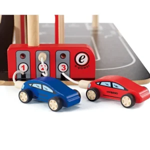 Hape Toys Véhicules Et Garages>Garage Voiture en Bois Enfant - Parking Urbain