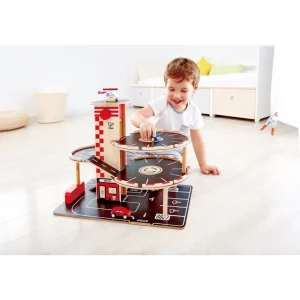 Hape Toys Véhicules Et Garages>Garage Voiture en Bois Enfant - Parking Urbain