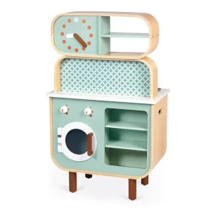 Janod Cuisines, Dinettes Et Marchandes>Grande Cuisine en Bois pour Enfant Cooker Reverso