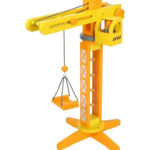 Small Foot Véhicules Et Garages>Grue de Chantier en Bois pour Enfant