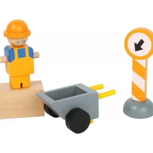 Small Foot Véhicules Et Garages>Grue de Chantier en Bois pour Enfant