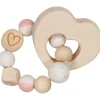 Heimess Premiers Jeux D'éveil Et Accessoires Bébé>Hochet en Bois Bébé - Un Cœur pour mon Petit Cœur