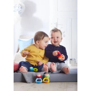 Haba Premiers Jeux D'éveil Et Accessoires Bébé>Hochet en Bois pour Bébé - Petite Bouille