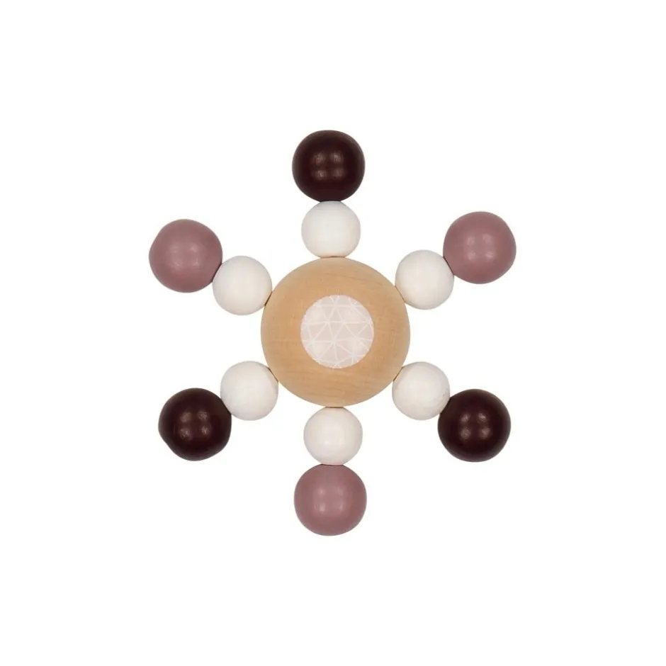 hochet_en_bois_pour_bb_fl_0.webp Heimess Premiers Jeux D'éveil Et Accessoires Bébé>Hochet en bois pour bébé Flocon - Jeu d'éveil