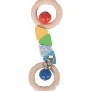 Heimess Premiers Jeux D'éveil Et Accessoires Bébé>Hochet flexible en bois Bébé - Couleurs en fête