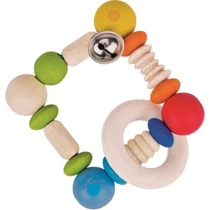 Heimess Premiers Jeux D'éveil Et Accessoires Bébé>Hochet flexible en bois pour bébé - Eveil coloré