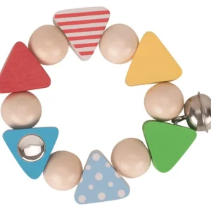 Heimess Premiers Jeux D'éveil Et Accessoires Bébé>Hochet souple en bois pour bébé Couleurs en fête