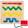 Goula Lettres, Écriture Et Langage>Initiation à l'écriture Laçage - Jeu éducatif bois