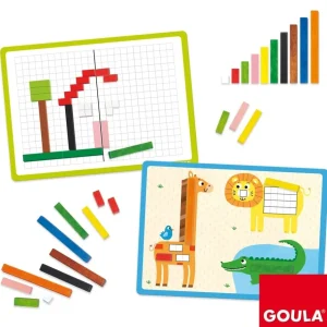 Goula Chiffres Et Calcul>Initiation à l'utilisation des réglettes Cuisenaire