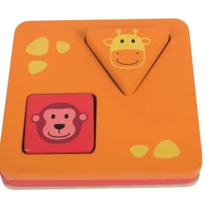 Beleduc Puzzles Premier Âge>Jeu à empiler Animaux rigolos - Puzzle pour bébé
