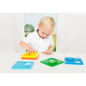 Beleduc Puzzles Premier Âge>Jeu à empiler Animaux rigolos - Puzzle pour bébé