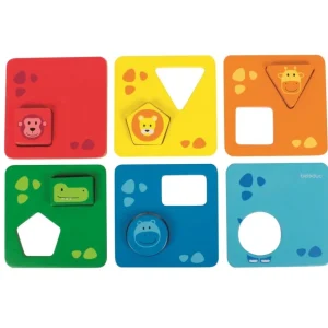 Beleduc Puzzles Premier Âge>Jeu à empiler Animaux rigolos - Puzzle pour bébé