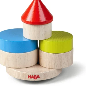 Haba Jouets À Empiler Et À Encastrer>Jeu à Empiler en Bois pour Enfant - Tour infernale