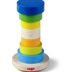 Haba Jouets À Empiler Et À Encastrer>Jeu à Empiler en Bois pour Enfant - Tour infernale