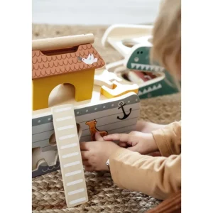 Small Foot Petits Univers | Jouets À Empiler Et À Encastrer>Jeu à Encastrer en Bois - Ma Petite Arche de Noé