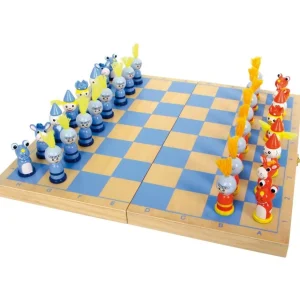 Small Foot Jeux De Stratégie Et De Réflexion>Jeu d'Échecs en Bois pour Enfant - Médiéval