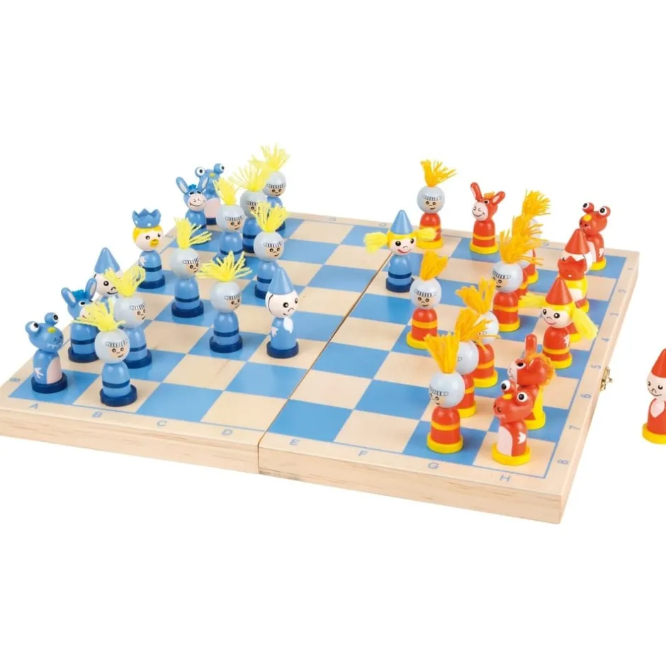 jeu_dchecs_en_bois_pour_e_1.webp Small Foot Jeux De Stratégie Et De Réflexion>Jeu d'Échecs en Bois pour Enfant - Médiéval
