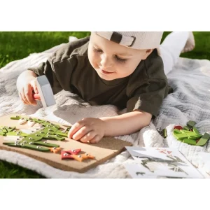 Small Foot Loisirs Créatifs>Jeu de Clous en Bois pour Enfant - Dragon
