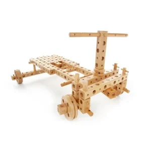 Jeux De Construction Mécanique>Jeu de construction en bois 179 pièces pour enfant