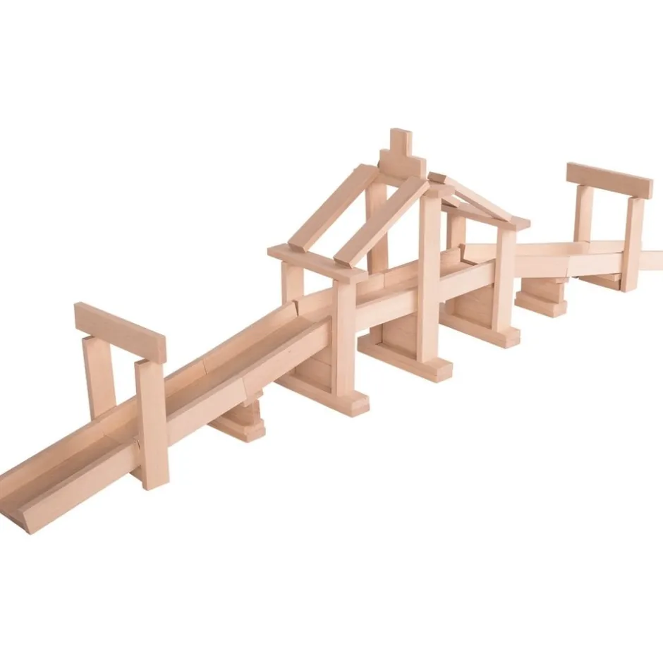 jeu_de_construction_en_bo_4.webp Goki Blocs, Briques Et Planchettes De Construction>Jeu de construction en bois - Couleurs naturelles