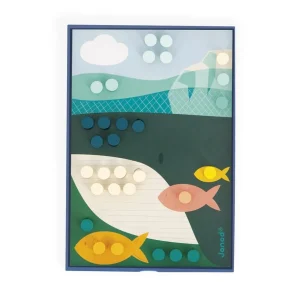 Janod Couleurs Et Formes>Jeu de Mosaïques en Bois Animaux pour Enfant