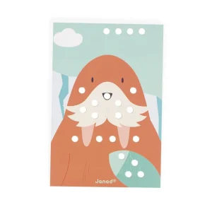 Janod Couleurs Et Formes>Jeu de Mosaïques en Bois Animaux pour Enfant