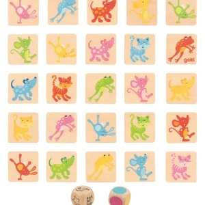 Goki Jeux De Mémoire Et D'association>Jeu de rapidité en bois pour enfants - Animaux