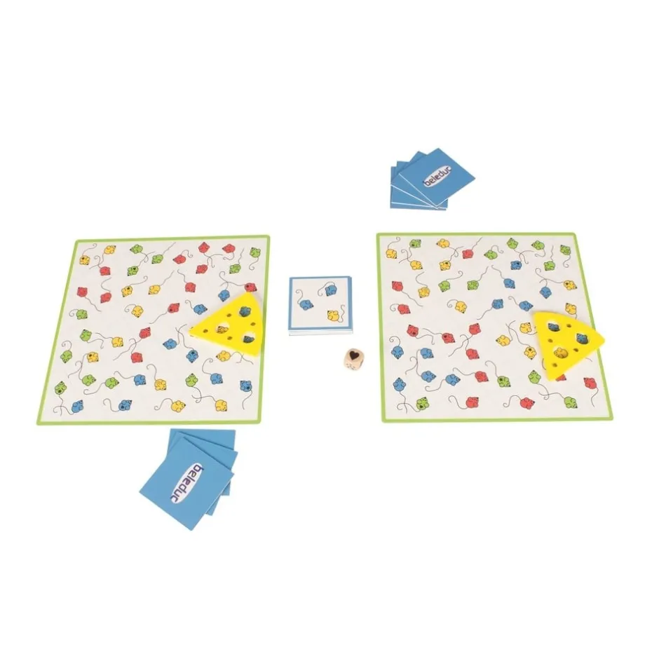 jeu_de_socit_en_bois__la__0.webp Beleduc Jeux De Mémoire Et D'association>Jeu de société en bois - La chasse aux souris