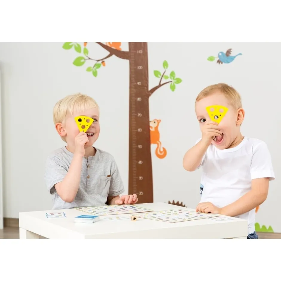 jeu_de_socit_en_bois__la__1.webp Beleduc Jeux De Mémoire Et D'association>Jeu de société en bois - La chasse aux souris