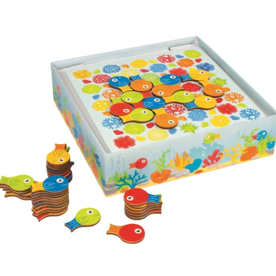 jeu_de_socit_en_bois_enfa_0.webp Beleduc Jeux De Mémoire Et D'association>Jeu de société en bois Enfant Banc de poissons