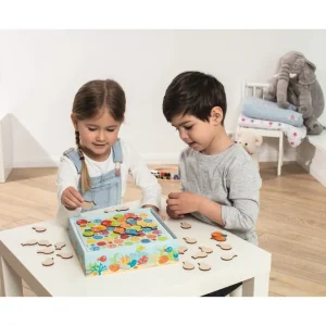 Beleduc Jeux De Mémoire Et D'association>Jeu de société en bois Enfant Banc de poissons