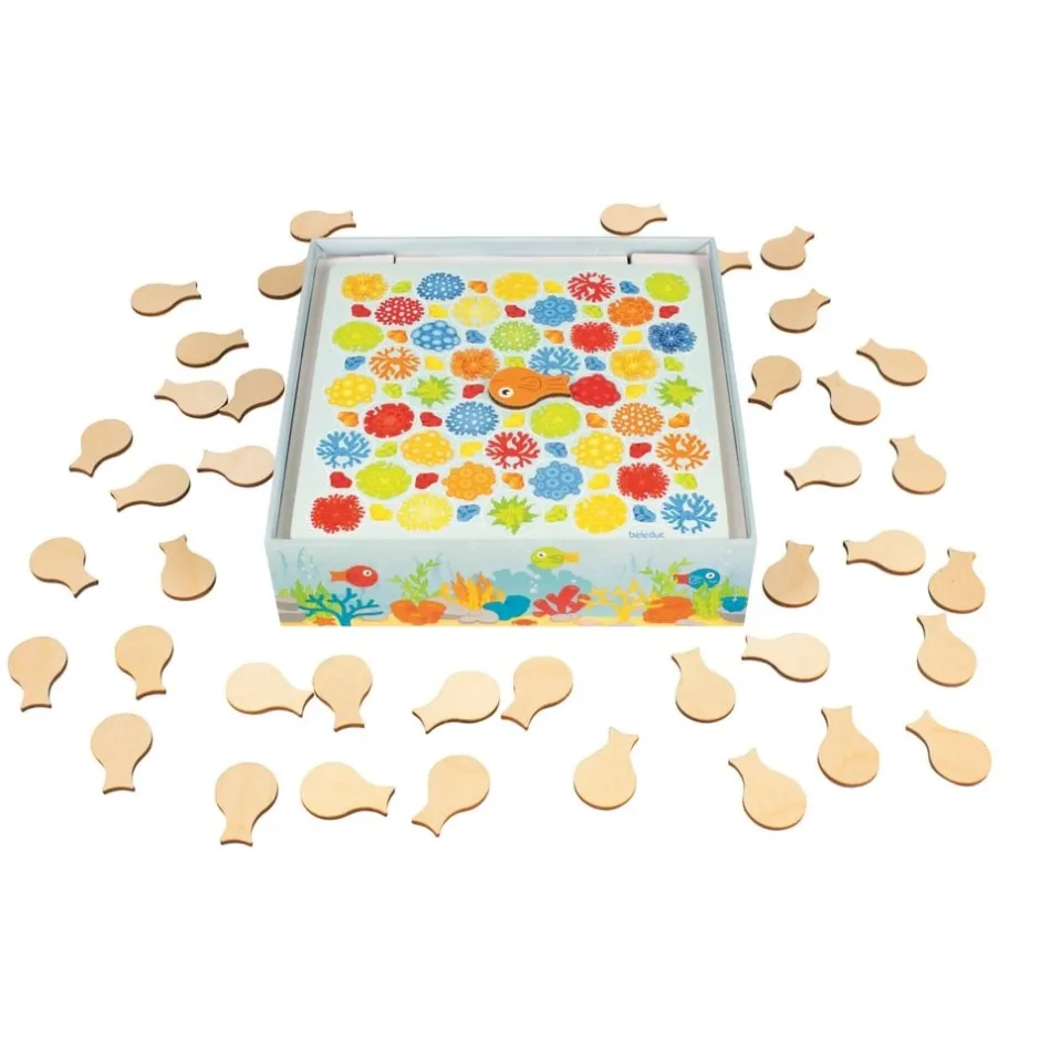 jeu_de_socit_en_bois_enfa_6.webp Beleduc Jeux De Mémoire Et D'association>Jeu de société en bois Enfant Banc de poissons