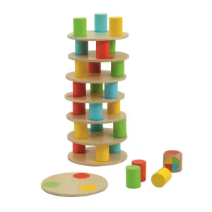 Beleduc Jeux D'adresse Et D'équilibre>Jeu de société en bois pour enfant - Tour de Pise