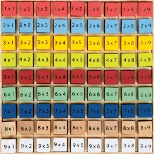 Small Foot Chiffres Et Calcul>Jeu de table de multiplication en bois - Jeux éducatifs