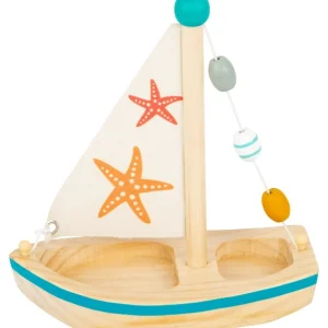 Small Foot Jouets De Bain>Jeu d'eau en bois pour enfant - Voilier (éveil)