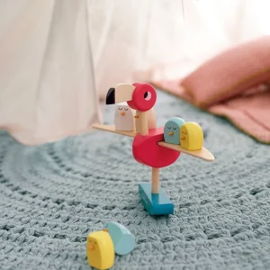 Janod Jeux D'adresse Et D'équilibre>Jeu d'Équilibre en Bois pour Enfant - Flamant rose