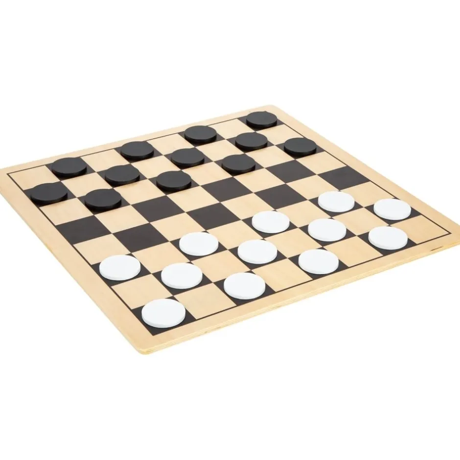 jeux_dchecs_et_de_dames_x_1.webp Small Foot Jeux De Stratégie Et De Réflexion>Jeux d'échecs et de dames XXL en Bois pour Enfant