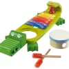 Haba Jouets Musicaux>Jouet musical en bois Croco et ses Amis Musiciens