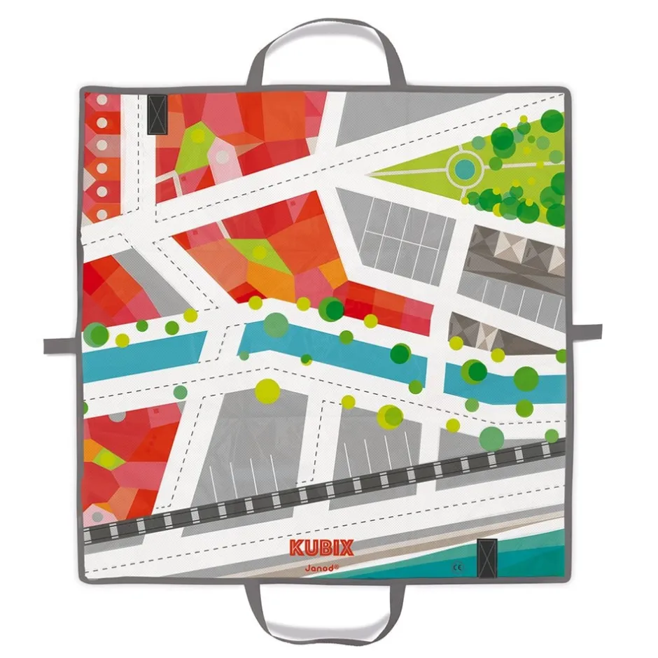 kubix__cubes_archi_de_con_3.webp Janod Blocs, Briques Et Planchettes De Construction>Kubix 70 cubes Archi de Construction pour Enfant