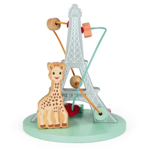 Janod Bouliers, Looping Et Tables Multi-activités>Looping Sophie la girafe en bois pour bébé Eveil