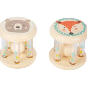 Small Foot Premiers Jeux D'éveil Et Accessoires Bébé>Lot de 2 Hochets Sonores en Bois pour Bébé