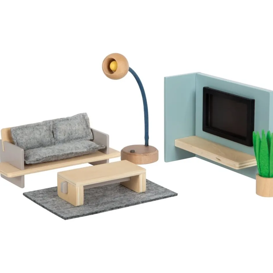 maison_de_poupe_en_bois_b_27.webp Small Foot Maisons De Poupées Et Accessoires>Maison de Poupée en Bois Beauté Naturelle