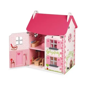 Janod Maisons De Poupées Et Accessoires>Maison de Poupée en Bois Mademoiselle pour Enfant