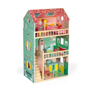 Janod Maisons De Poupées Et Accessoires>Maison de Poupée en Bois pour Enfant - Happy day