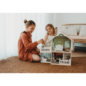Small Foot Maisons De Poupées Et Accessoires>Maison de Poupée en Bois pour Enfant Duplex Urbain